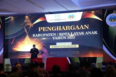 Di Hari Anak Nasional, Pemkab Bogor Raih Kembali Penghargaan  Kabupaten Layak Anak Kategori Madya 