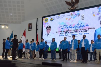 DPK KNPI Dilantik, Plt Bupati Bogor Harap Pemuda Lebih Inovatif dan Kreatif Dalam Pembangunan Daerah 