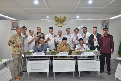 Pemkab Bogor Bersama Komisi I DPRD Lakukan Audiensi Dengan Presidium Bogor Timur 