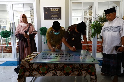 Plt. Bupati Bogor Resmikan Masjid Cahaya Qur'an Jannatuna dan Kampung Cahaya Qur'an  di Desa Nambo