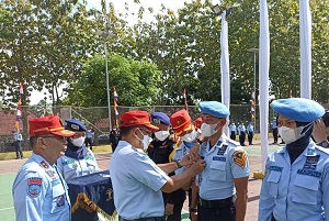 Kalapas Narkotika Nusakambangan Ikuti Upacara Pembukaan Satriya Sancaya Karyadhika- POLTEKIP Angkatan 53