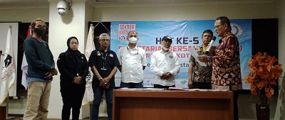 HUT 5 Sekber Wartawan Kota Depok, 10 Organisasi dan Komunitas Wartawan Berharap Adanya Dana Pembinaan