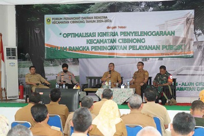 Kecamatan Cibinong Bahas Renstra Tahun 2024 - 2026