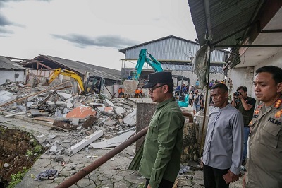 Pemkot bogor bongkar bangunan tanpa imb