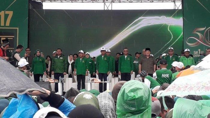 Harlah PPP ke-50 di Gor Pakansari Bogor Dihadiri Erick Thohir, Dan Ribuan Massa