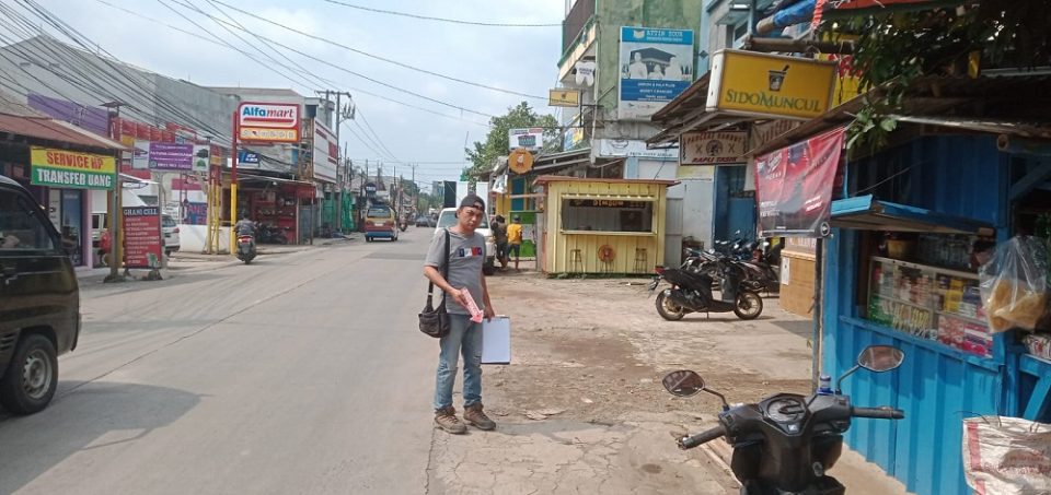 Polsek Gunung Putri, Kabupaten Bogor  Lakukan Olah TKP Curas