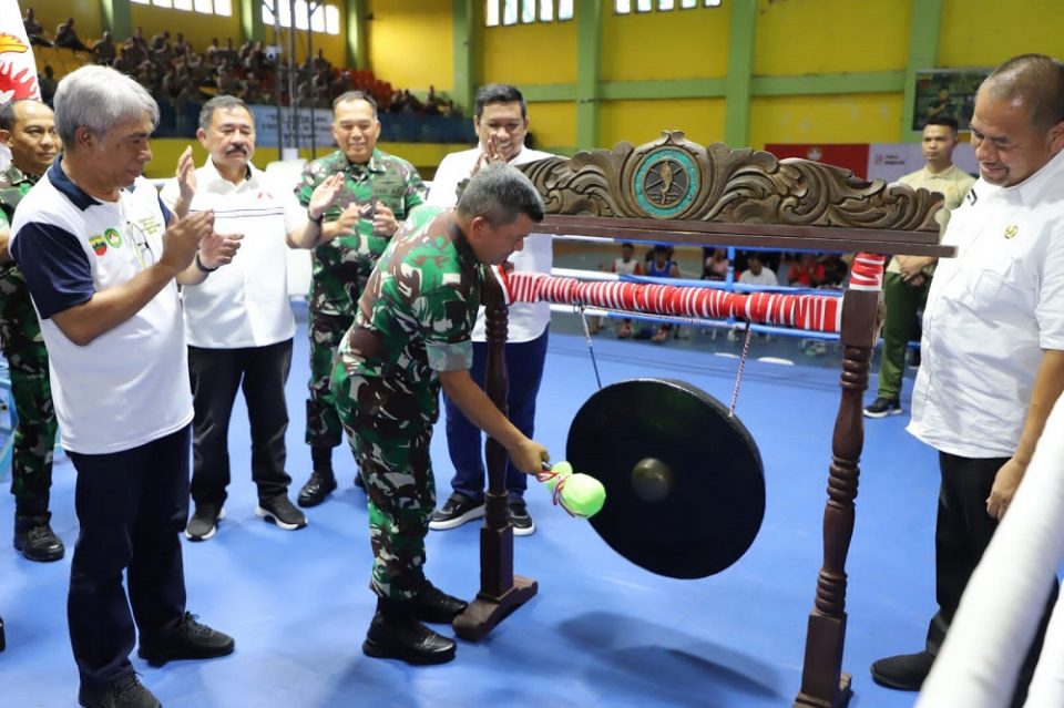 Kejurwil Tinju Amatir se Sumatera Piala Pangdam I BB, Sarana Uji Kemampuan Atlet Jelang PON XXI Sumut-Aceh