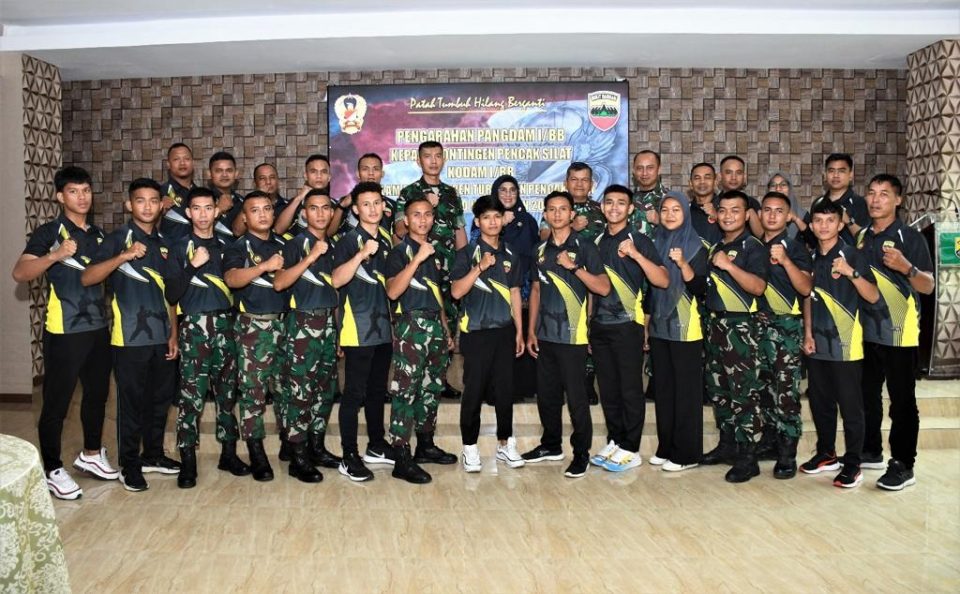 Pangdam I BB Kirim 22 Atlet Ikuti Open Tournament Pencak Silat Piala Kasad I 2023