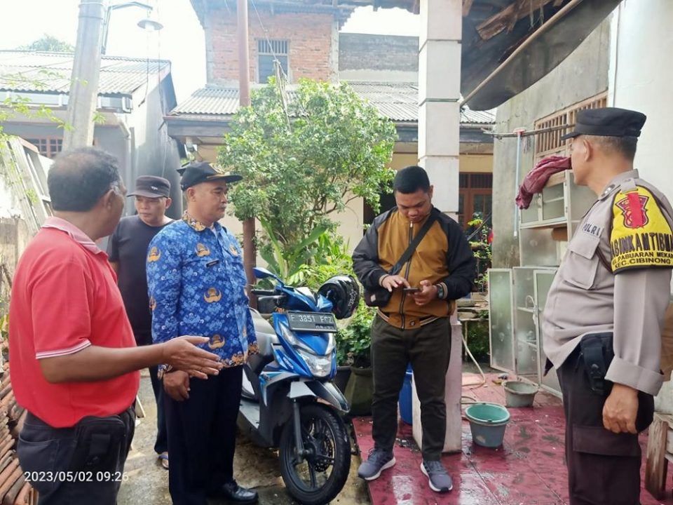 Satu Unit Rumah Warga Hangus Terbakar, Pihak Kepolisan Gelar Olah TKP