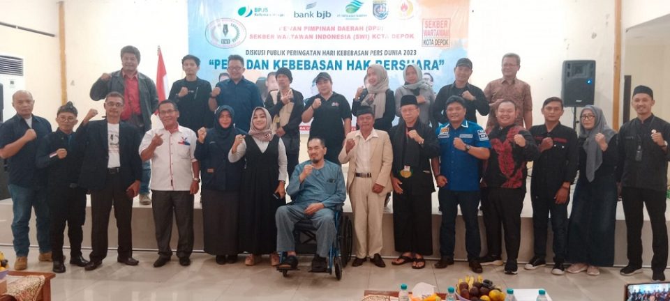 SWI Kota Depok Adakan Diskusi Publik, Pers dan Kebebasan Hak Bersuara
