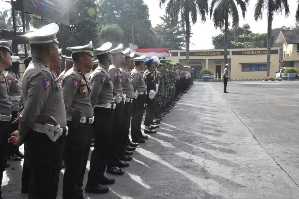 Polres Bogor Mulai Gelar Apel Operasi Patuh Lodaya 2023