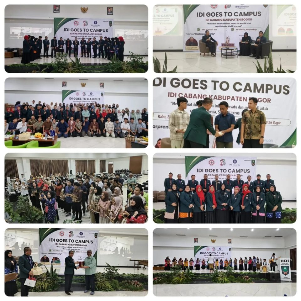 Memperingati HUT Ke-73 Ikatan Dokter Indonesia (IDI) Cabang Kabupaten Bogor Goes To Campus IPB University