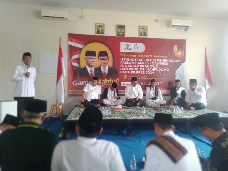 Peringati HSN Pimpinan Ponpes dan MT Depok Doakan Ganjar-Mahfudz