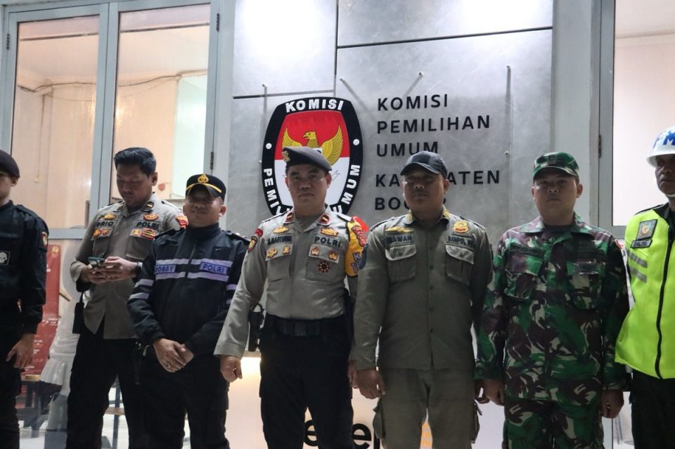 Polres Bogor Gelar Patroli Dialogis ke Kantor Bawaslu dan KPU Kabupaten Bogor