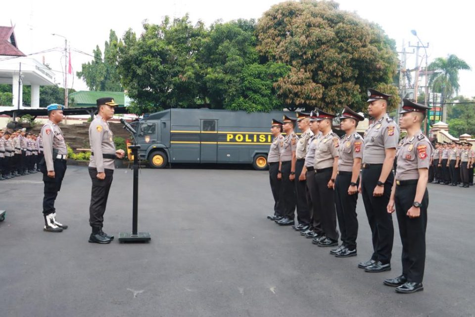 Kapolres Bogor Lantik 106 Personil Kenaikan Pangkat TMT 