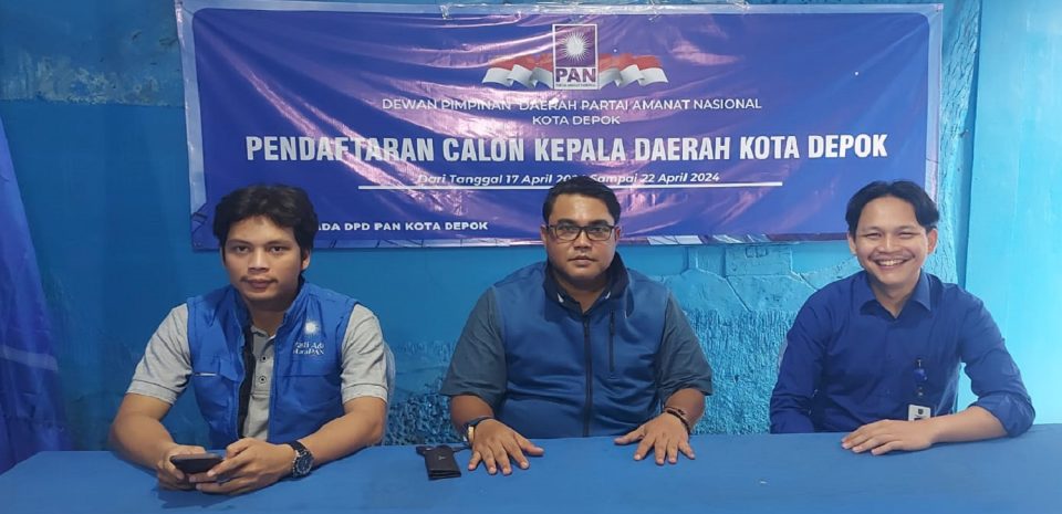 DPD PAN Kota Depok, Resmi Menerima Dua Calon Kepala Daerah