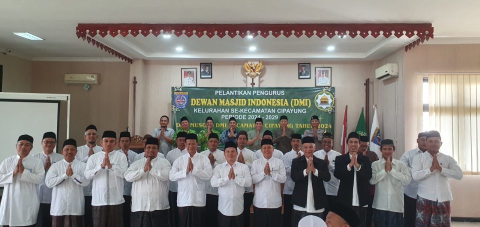 DMI Tingkat Kelurahan se-Kecamatan Cipayung Dilantik dan Muscab Cipayung 