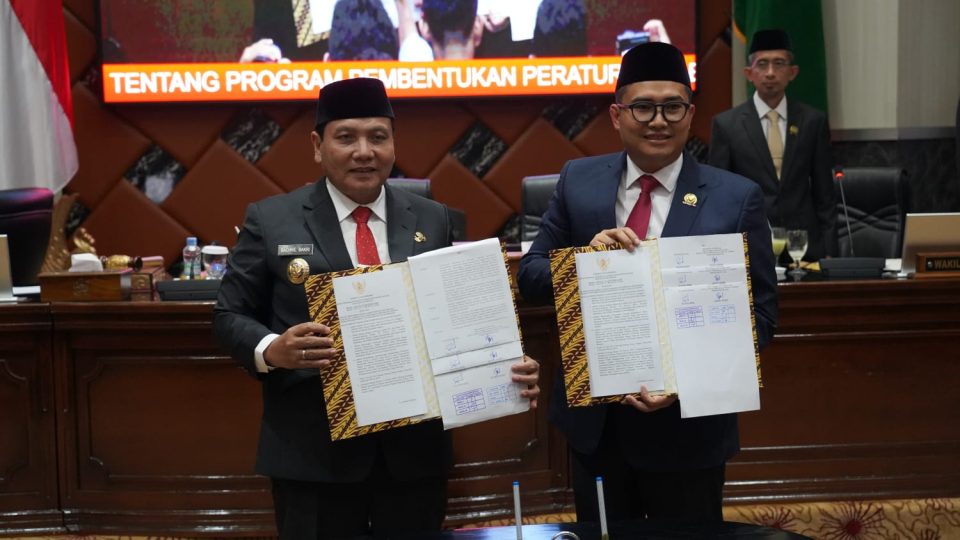 Pj. Bupati Bogor dan DPRD Sepakati Raperda dan Perda Baru