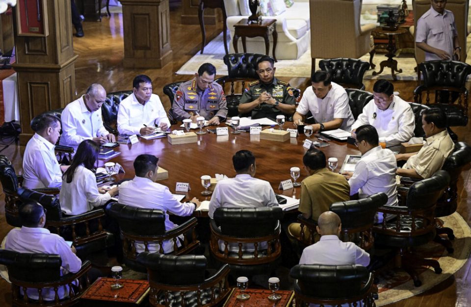 Presiden Prabowo Gelar Pertemuan Terbatas Bahas Situasi Global
