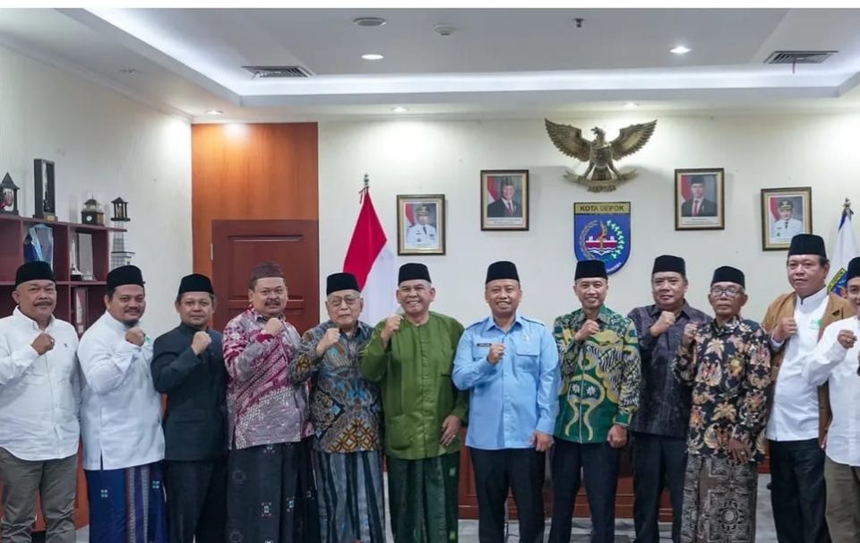 Wujudkan Kolaborasi untuk Umat, PCNU Kota Depok Audiensi dengan Wali Kota Supian Suri