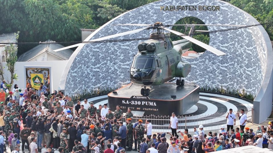 Kabupaten Bogor Jadi Lokasi Monumen PUMA S.A-330 Pertama di Dunia