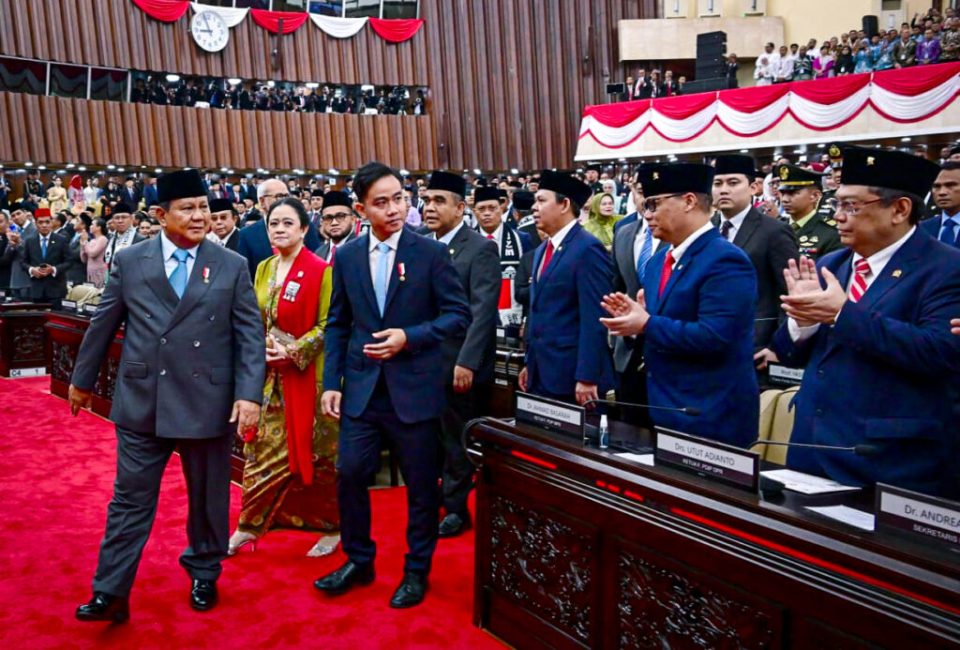 Presiden Prabowo Menyampaikan Pidato Kenegaraan Perdananya Sidang Tahunan MPR