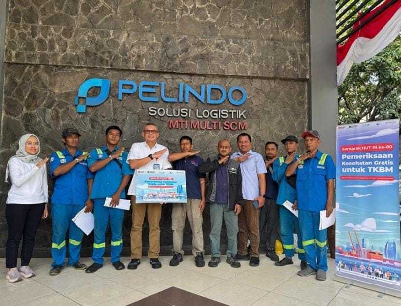 Semarak HUT RI ke 80, MTI Berikan Pemeriksaan Kesehatan Gratis Bagi TKBM di Jakarta dan Surabaya