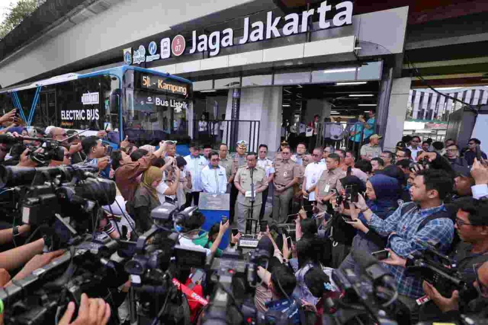 Halte Senen Sentral Berubah Nama Jaga Jakarta di Kawasan Senen, Jakarta Pusat