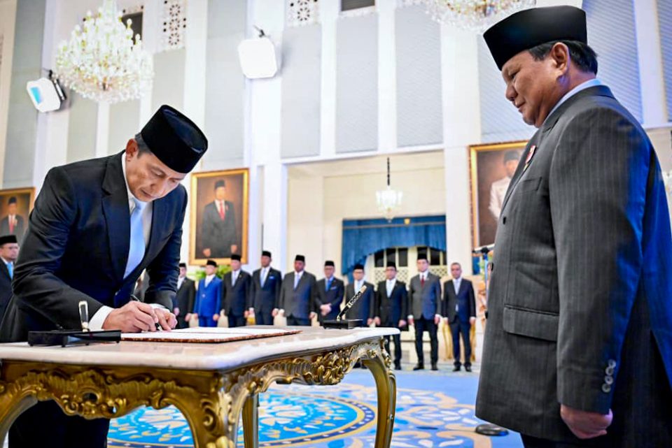 Presiden Prabowo Melantik Pejabat Tinggi Negara
