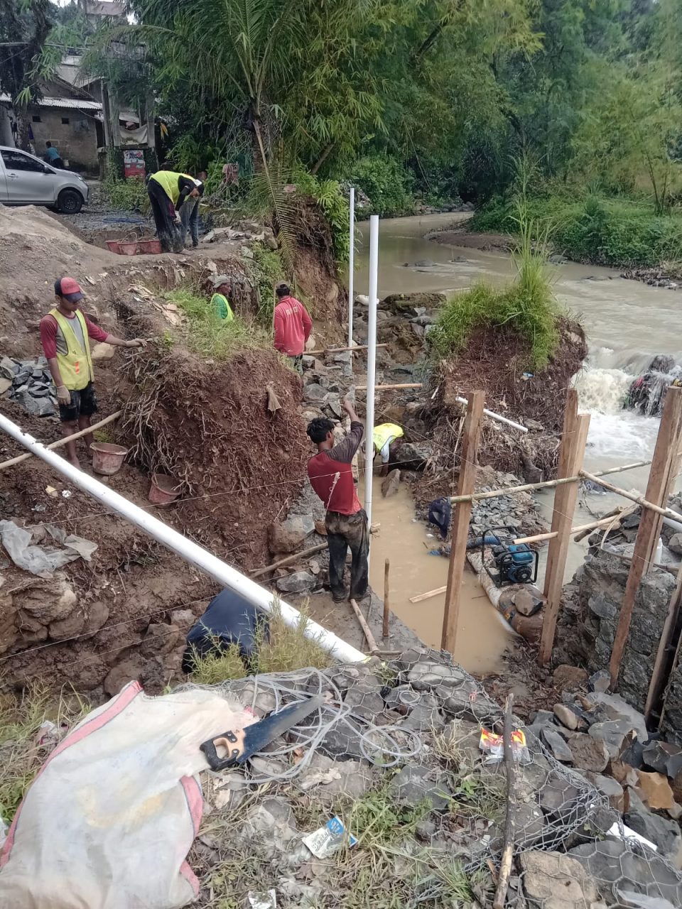 Rehabilitasi Fungsi Jaringan Irigasi D.I Cijere I, Desa Tajur, Ini Harapan Masyarakat