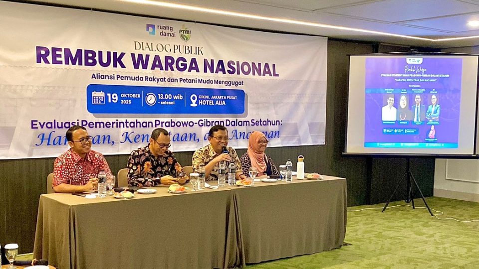 Rembuk Akbar Aktifis Nasional_ Setahun Pemerintahan Prabowo-Gibran Prestasi dan Tantangan