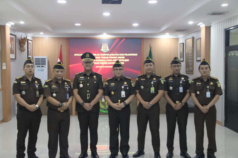 Anggara Hendra Setya Ali Dilantik Sebagai Kasipidum Kejari Jakarta Utara