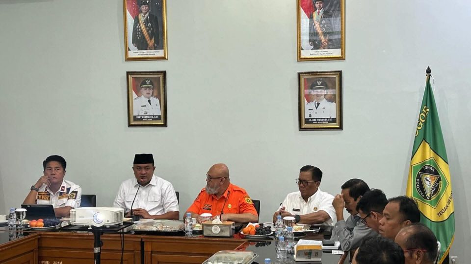 Bupati Bogor Dorong Sinergi Lintas Sektor Untuk Perkuat Mitigasi dan Penanganan Bencana Di Kabupaten Bogor