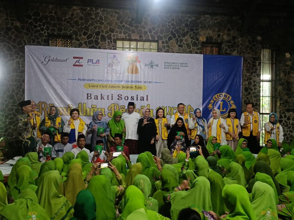 PCNU Depok Bersama Lion Club Salurkan 3 Ribu Bingkisan Sembako