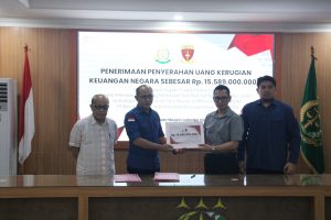 Kejari Jakarta Utara Terima Pengembalian Uang Negara Dari PT Biro Klasifikasi Indonesia