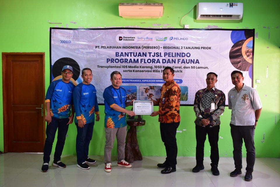 Peogram TJSL Pelindo Regional 2 Tanjung Priok Sasar Ekosistem Laut dan Kelestarian Terumbu Karang