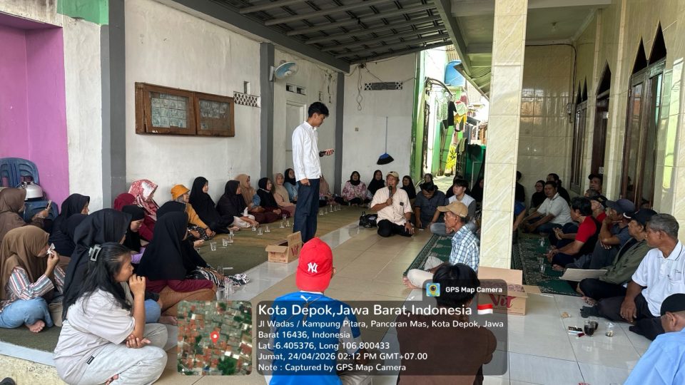 Sosialisasi Program Rehab Rumah BSPS di Pancoran Mas Disambut Antusias